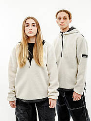 Толстовка унісекс Rains Tops Біло-чорний M/L (7d1853-OffWhite M/L)