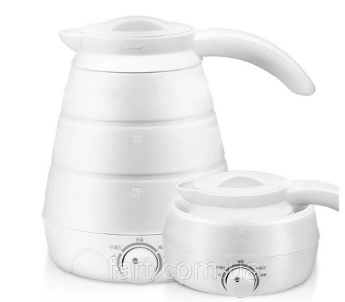 Чайник 220В 650мл / Складаний / Силіконовий / SmartTech Foldable Kettle W-013