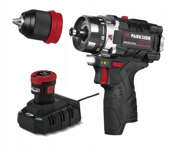 Акумуляторна ударна дриль PARKSIDE PERFORMANCE PSBSAP 12 A1, фото 1