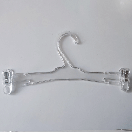 Плічки Вішачки Тремпеля для Нижньої Білизни з Прищіпками прозорі Польща, фото 3