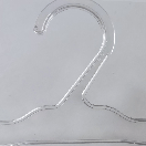 Плічки Вішачки Тремпеля для Нижньої Білизни з Прищіпками прозорі Польща, фото 4