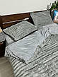 Велюрова постільна білизна Кролик Півтораспальний розмір Сірий Наволочки 70х70, фото 7