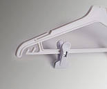 Плічка-вішалка з перекладиною із затискачами — 35 см (50), фото 4