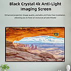 ⇒ Black Crystal 4К Screen (100") - преміальний ALR екран для проектора, з кутом огляду 180°, фото 5