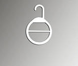 Плічка-вішалка 10 см для шарфів, краваток і ременів (50), фото 4