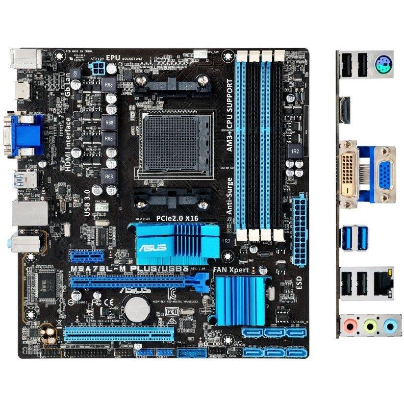 Плата під AMD sAM3+ AM3 ASUS M5A78L-M PLUS/USB3 на DDR3 ! Розуміє ВСІ 2-6 ЯДЕРНІ ПРОЦИ AM3 + FX СЕРІЮ 125W !