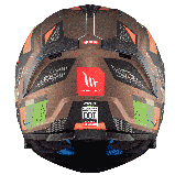 Мотошолом MT ATOM 2 SV BAST A6 Matt Green, фото 5