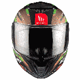 Мотошолом MT ATOM 2 SV BAST A6 Matt Green, фото 2