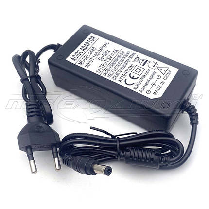 Імпульсний блок живлення 5 V 4 A (20 Вт), штекер 5.5х2.5 мм, 1.2 м, фото 2