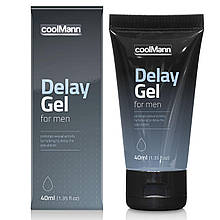 Освіжаючий гель-пролонгатор з легким охолоджуючим ефектом CoolMann Delay Gel, 40 мл