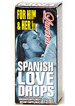 Збуджуючі краплі для пар Spanish Love Drops Lavetra, 15 мл