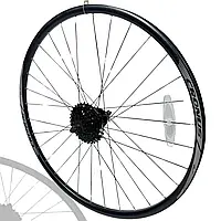 Велосипедне колесо Cronus 29 з подвійним ободом/Втулка joytech/Касета Shimano CS-GG200-8