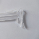 Плічки Вішачки Тремпеля для Нижньої білизни Гребінець 25 см матові Польща 10 шт, фото 4