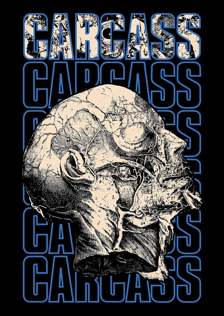 Плакат Carcass - Necro Head