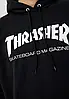 Худі Трешер чоловіче жіноче чорне — толстовка з капюшоном Thrasher — S(46) M(48) L(50) XL(52) XXL(54) |, фото 4