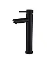 Змішувач для умивальника WEZER EKO11A-01-BLACK високий, фото 4