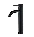 Змішувач для умивальника WEZER EKO11C-01-BLACK високий, фото 3