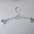 Плічки Вішачки Тремпеля  для Нижньої Білизни  з прищіпками коромисло прозорі Польща, фото 3