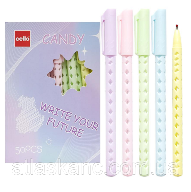 Ручка кулькова Cello Candy синя 0,5 мм CL2371