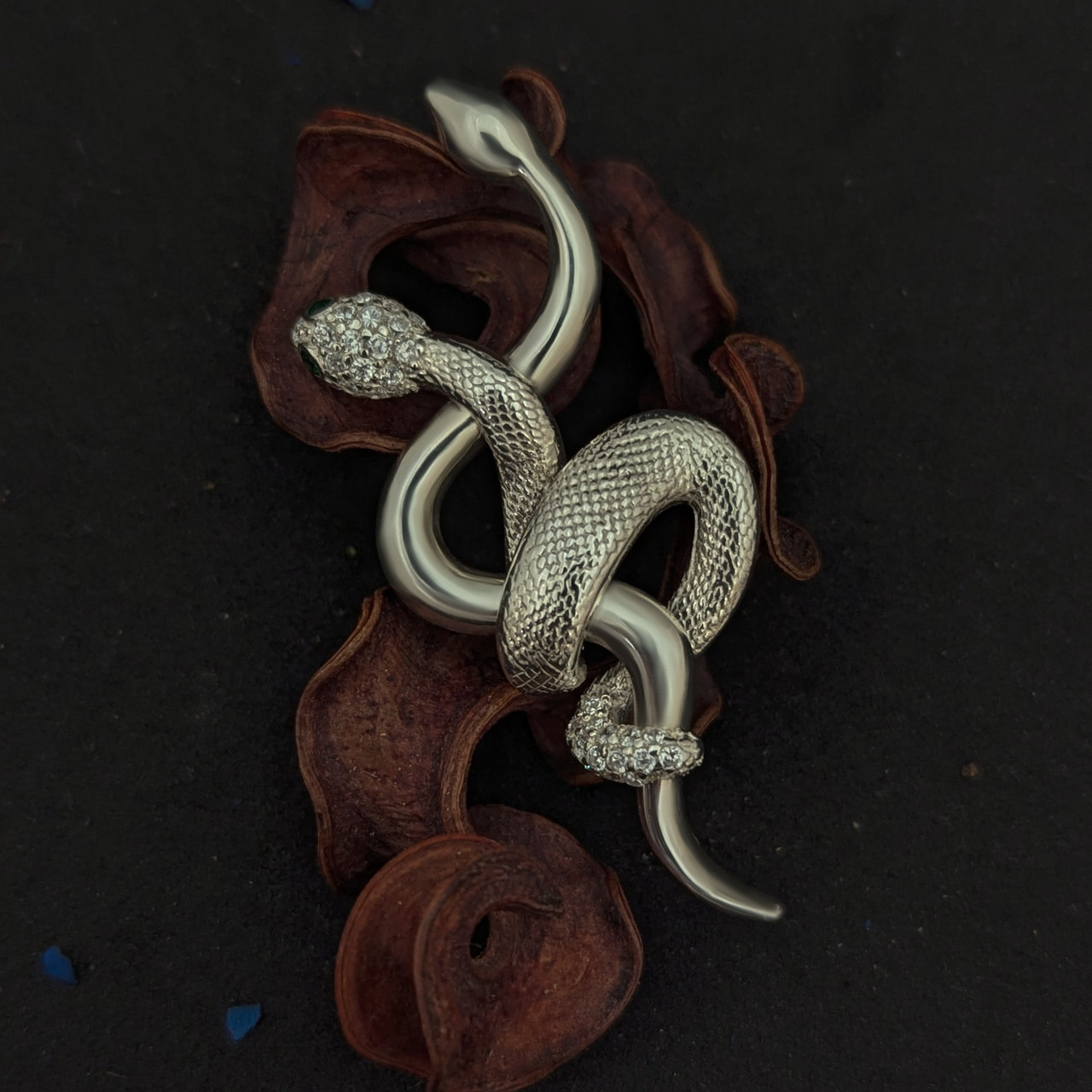 Змія, Змій, Змії, кулон, підвіс, амулет, срібло/золото