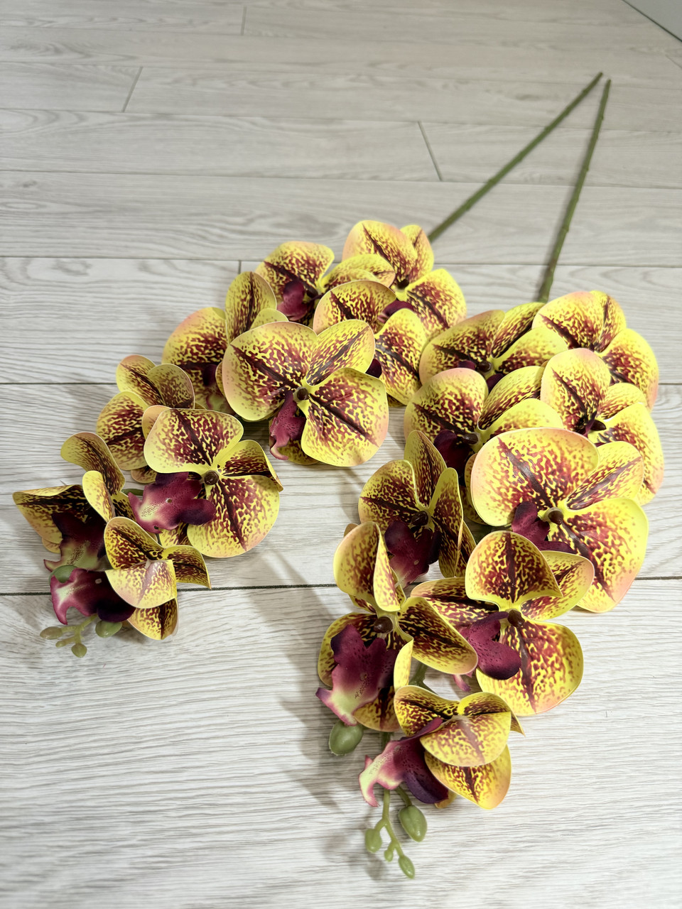 Штучна орхідея фаленопсис з латексу ( 1 метр ), фото 1