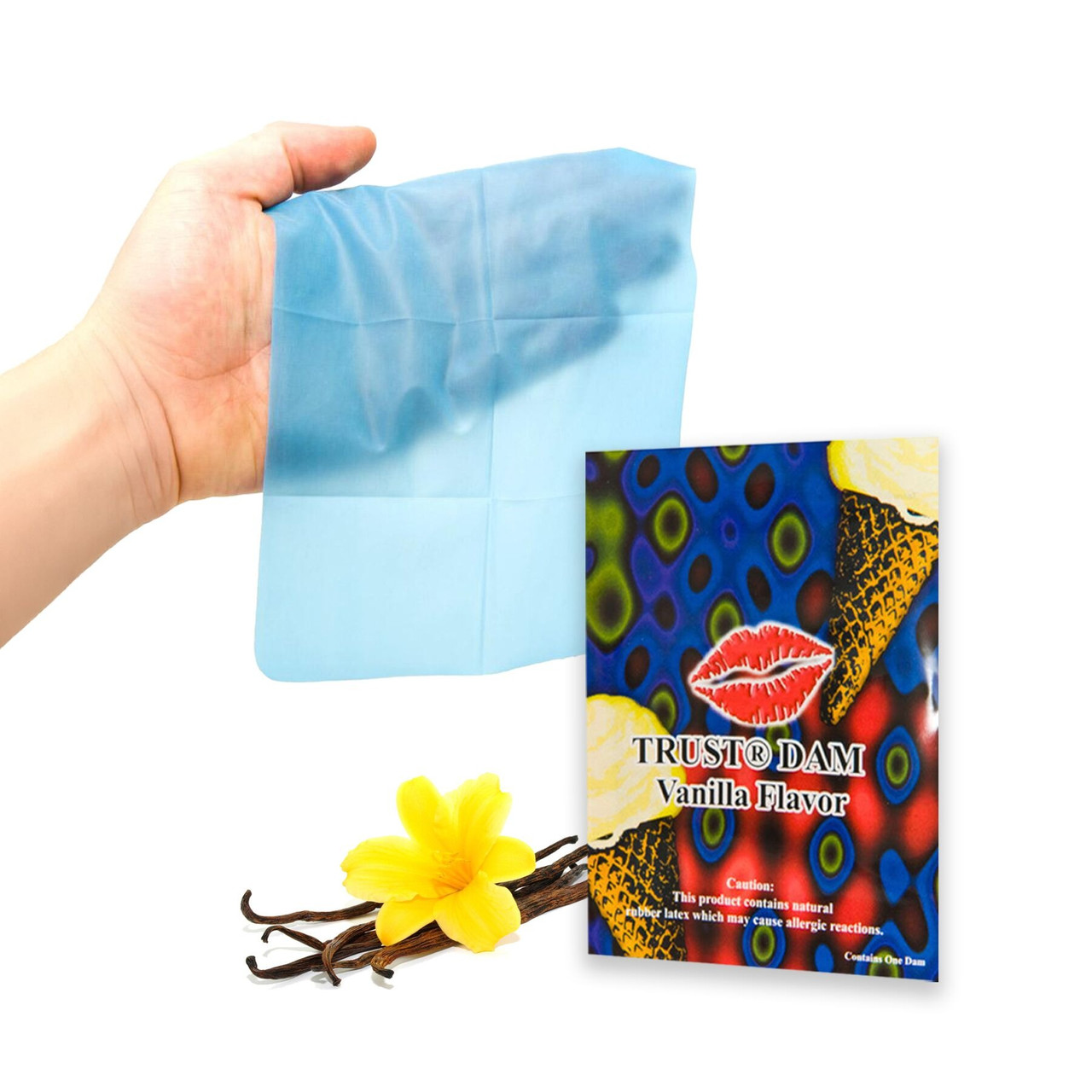 Латексна серветка Latex Dental Dams Vanilla 1 шт., фото 1