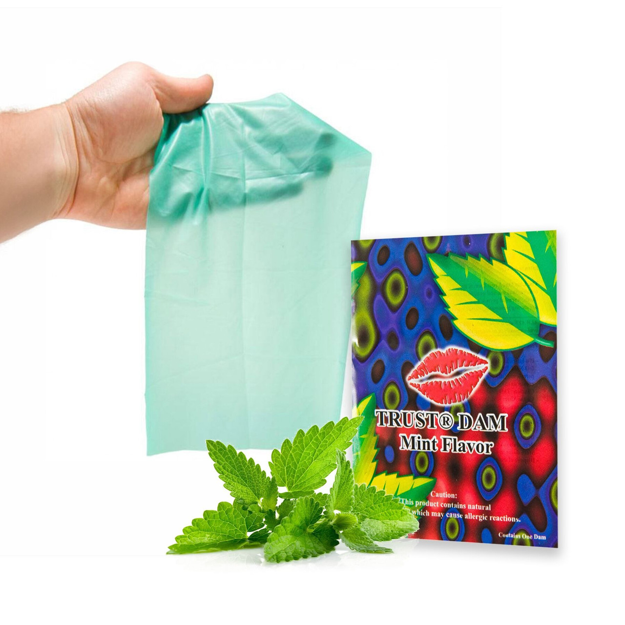 Латексна серветка Latex Dental Dams Mint 1 шт., фото 1