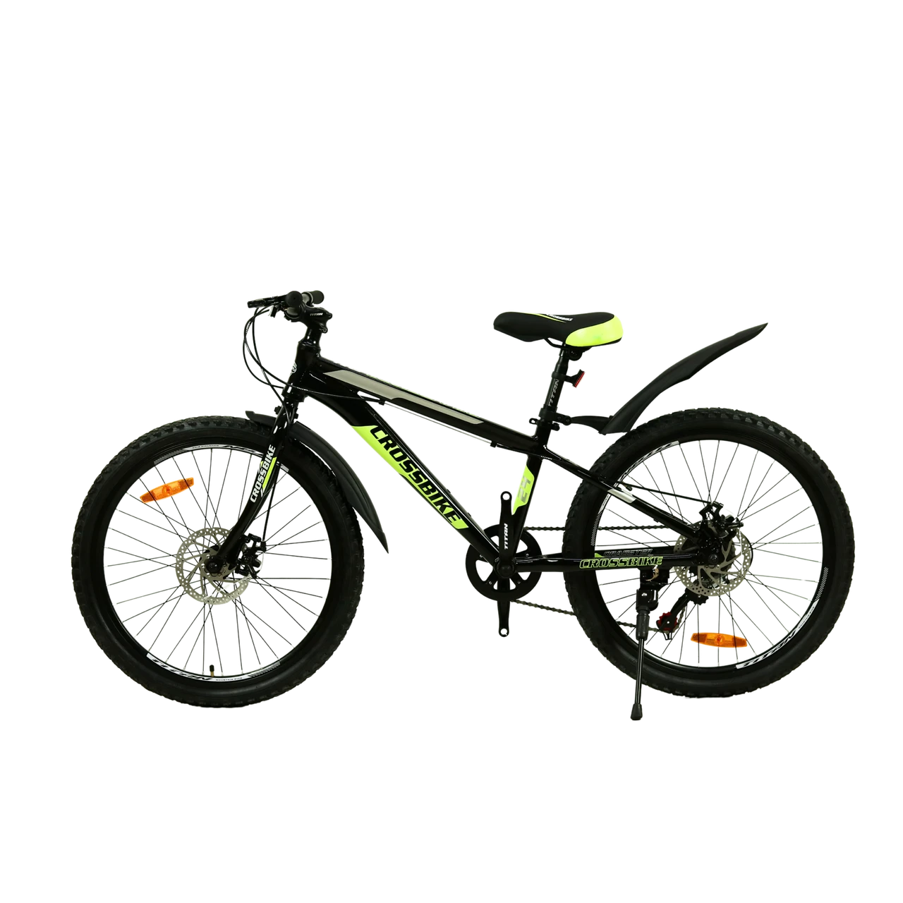 Велосипед 26" Dragster 2024 Rigid Рама 13" black-yellow
