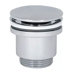 Донний клапан WEZER WHR-102, автомат, Ø63мм, 1 1/4", хром