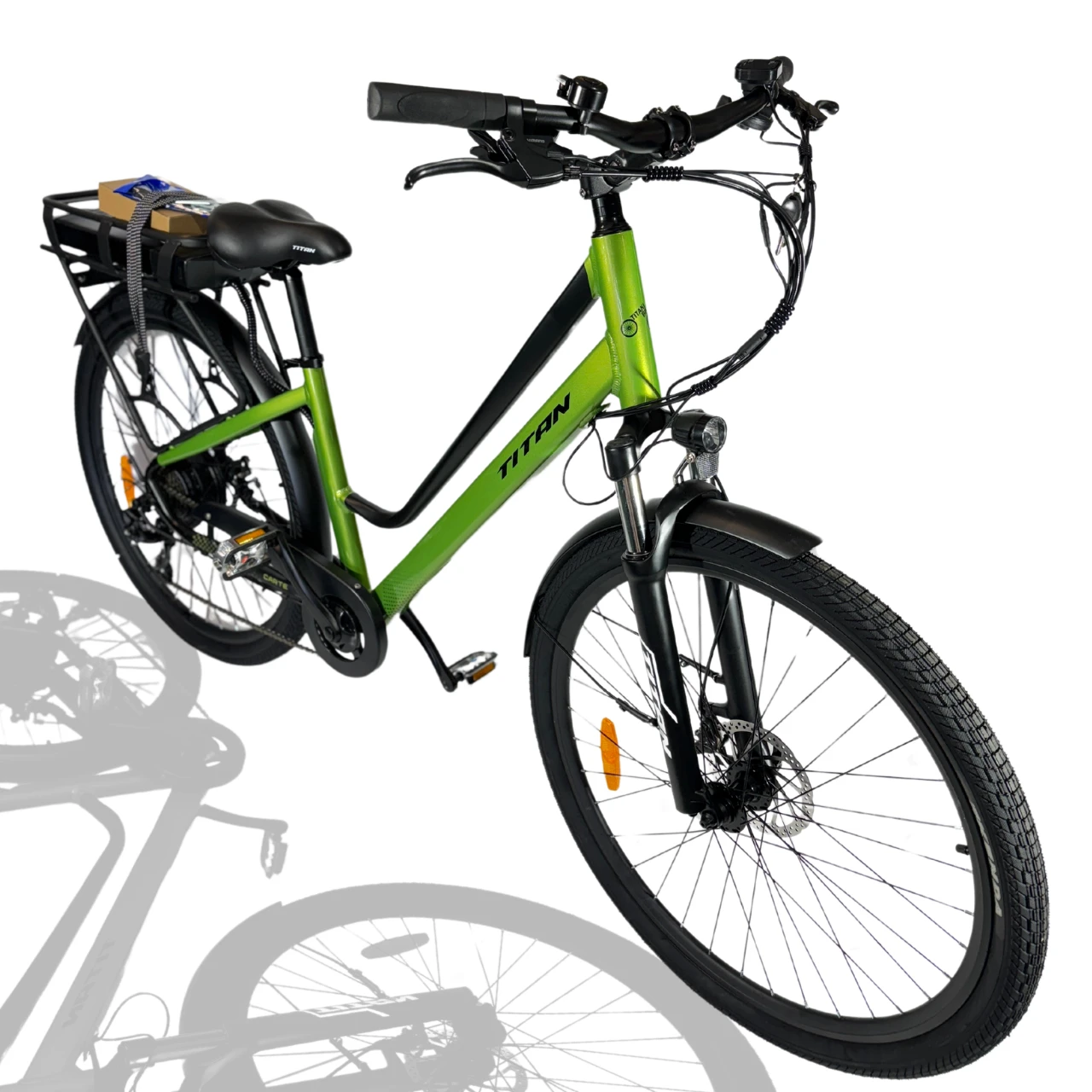 Електровелосипед 29" Carte 2024 Рама-17" green-black