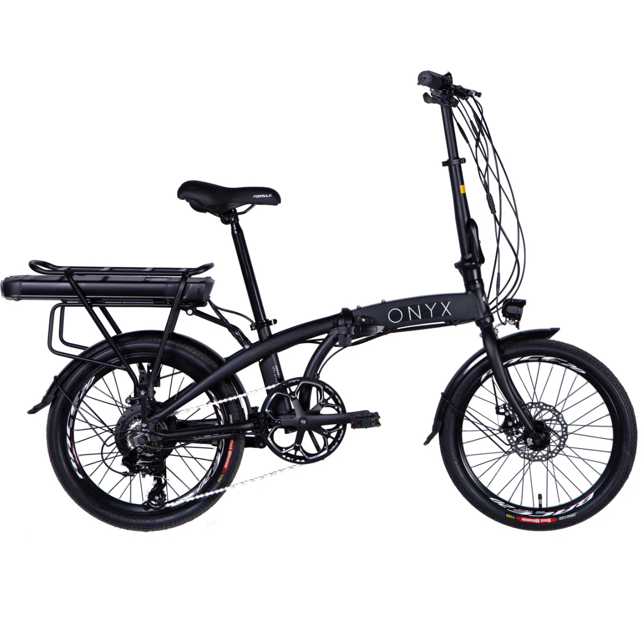 Велосипед з електроприводом 20" алюміній Dorozhnik eONYX рама-12,5" 48B 12.5А*г з кріпл. до багажн. 500Вт задн. синій (матовий) з