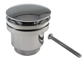 Донний клапан Frap F62, автомат, 1 1/4", хром