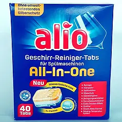 Alio All-in-One Засоби для посудомийних машин все в одному 40 шт