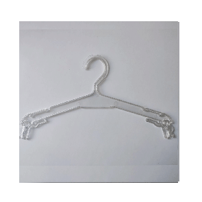 Плічки Вішачки  для Нижньої Білизни Лебідь уп. 10 шт великий  прозорий 38 см Польща