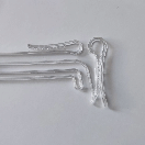 Детячі Плічки Вішачки Тремпель "Гребінець" прозорий для дитячого одягу Польща 10 см, фото 4