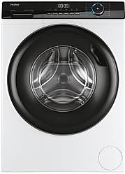 Пральна машина Haier фронтальна, 9кг, 1400, A, 55см, дисплей, пара, інвертор, білий, HW90-BP14939