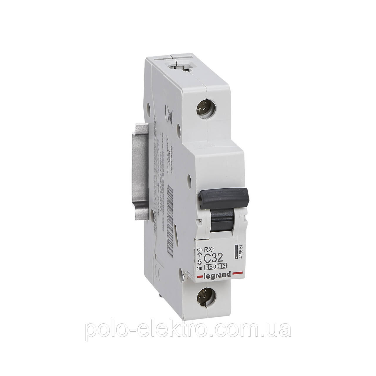 Автоматичний вимикач RX3 4.5ка 32а 1п C Legrand