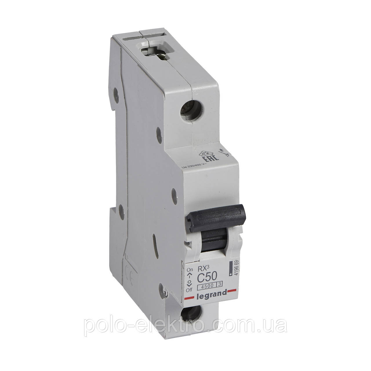 Автоматичний вимикач RX3 4.5ка 50а 1п C Legrand