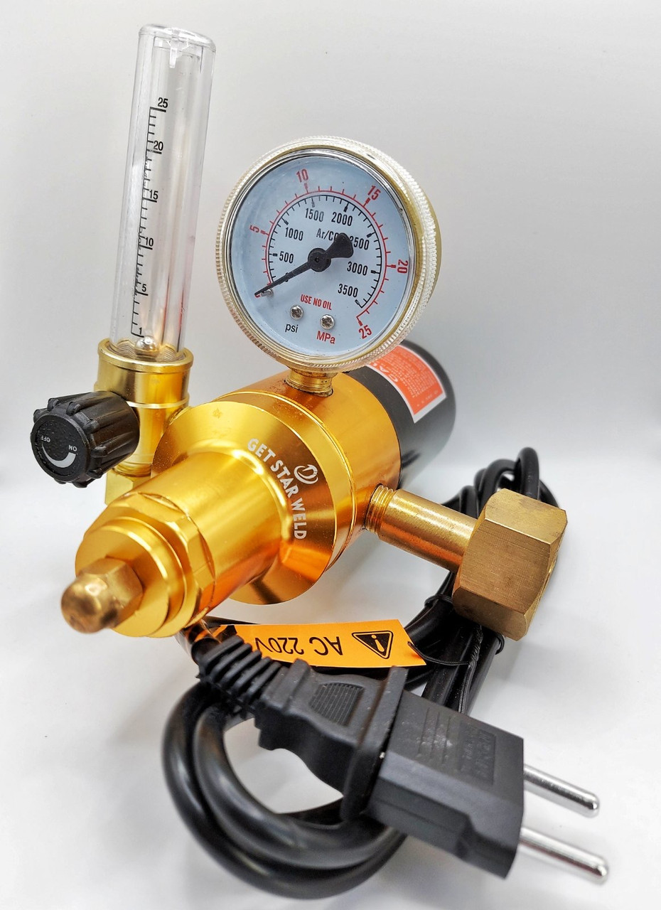 Зварювальний редуктор GS-2020 з ротаметром підігрівом 220 Вольт, фото 1