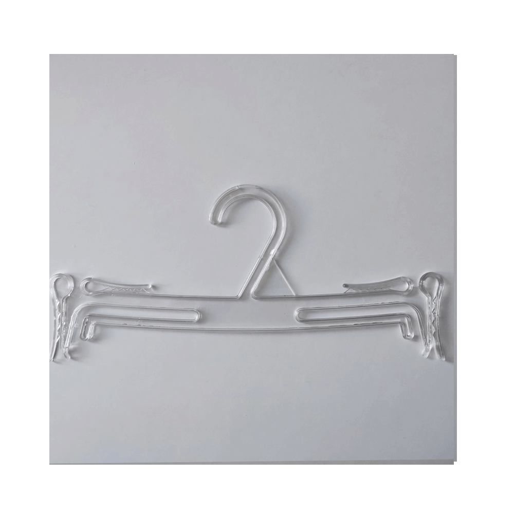 Детячі Плічки Вішачки Тремпель "Гребінець" прозорий для дитячого одягу Польща 10 см, фото 1