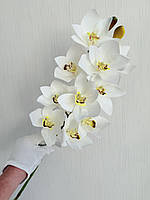 Штучна, латексна Орхідея Цимбідіум (80 см), фото 5
