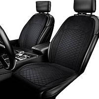 Накидка подвійне сидіння HELLOLEIBOO 02 Black з підігрівом від прикурювача 12 В 7 шт., фото 2