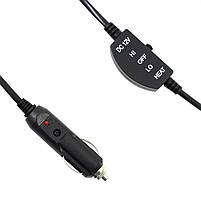 Накидка подвійне сидіння HELLOLEIBOO 02 Black з підігрівом від прикурювача 12 В 7 шт., фото 6