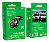 Автомобільний тримач телефону BOROFONE BH40 в дефлекторі на магніті. Автотримач телефону, фото 8