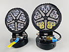 Фара LED кругла 15led chip 9-30V алюмінієвий корпус, кріплення, повітряний клапан, фото 4