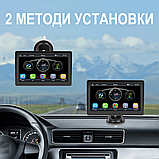 Podofo A3241: 7" сенсорний авто-монітор з CarPlay, Bluetooth та камерою, фото 5