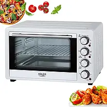 Електрична піч духовка Adler AD 6001 об'єм 35 л потужність 1500 Вт