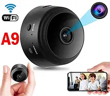 Відеокамера Mini A9 IP Wi-Fi 1080P HD чорний