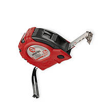 Рулетка 10м x 25мм магніт, гумова, стопор полотна 3 положен. "Супер Магнит" INTERTOOL