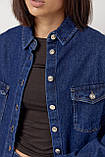 Жіноча джинсова сорочка, фото 5